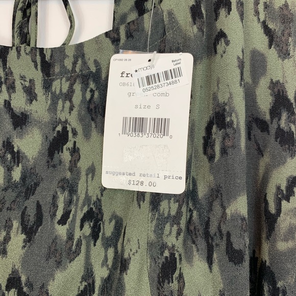 NWT Free People Fake Love Camo Mini Dress Small - Picture 8 of 11